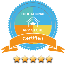 Five-star certificate at the Educational App Store